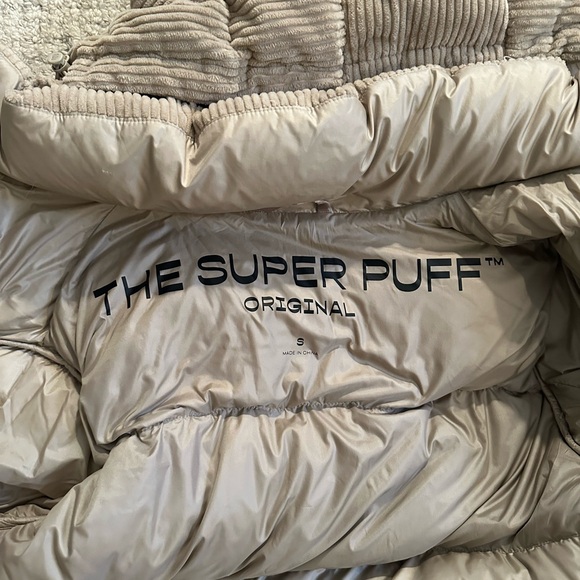 Aritzia Tan Puffer Jacket - Picture 3 of 5